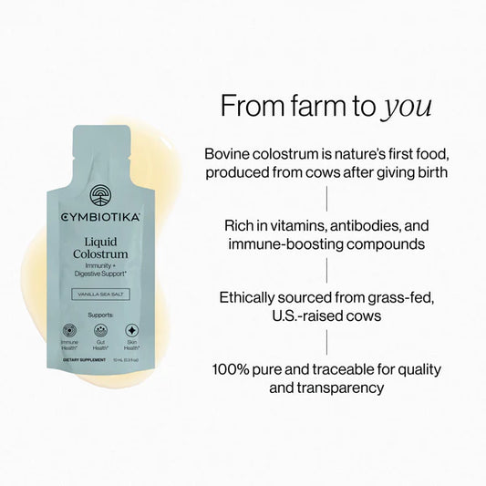 Cymbiotika - Liquid Colostrum - 26x 10 mL Liquid Packets