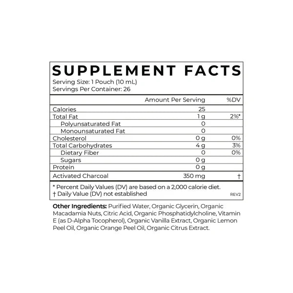 Cymbiotika - Activated Charcoal - 26 Servings