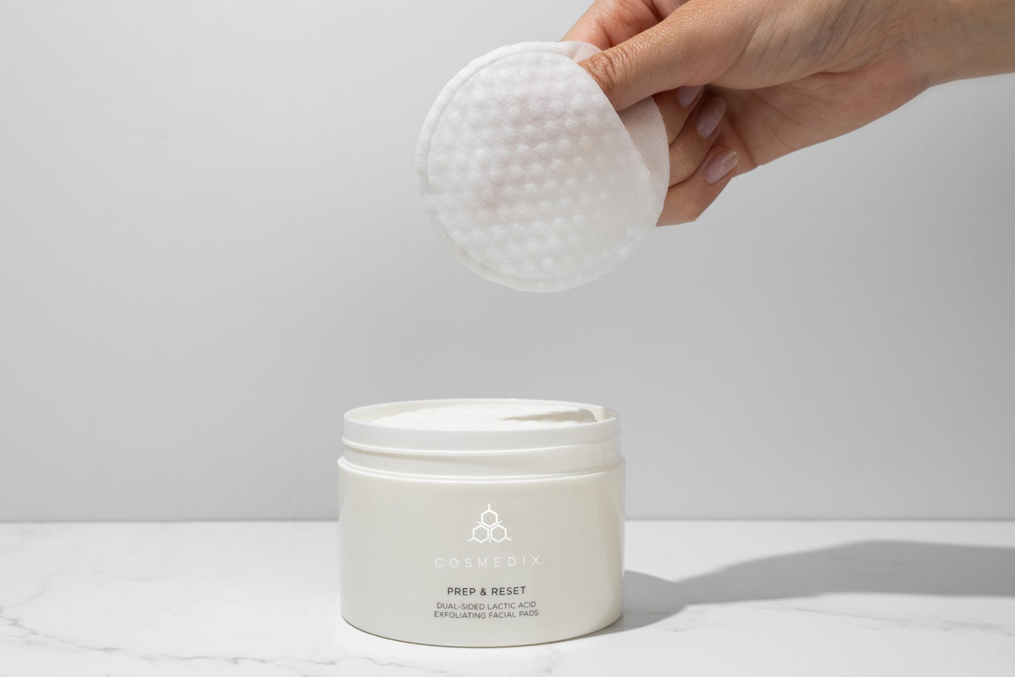Cosmedix - Prep & Reset Dual-Sided Lactic Acid Exfoliating Facial Pads - 25 Pads