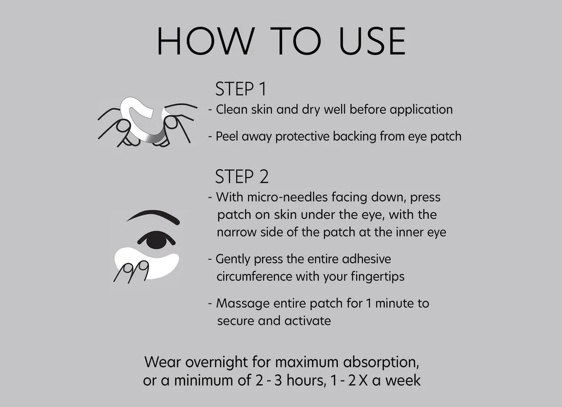 PCA - Hyaluronic Acid Microneedle Eye Patches