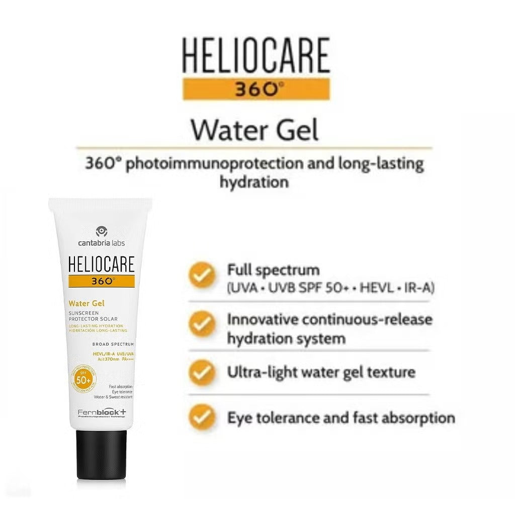 Heliocare - Water Gel Sunscreen Protector Solar SPF50+  (50ml)